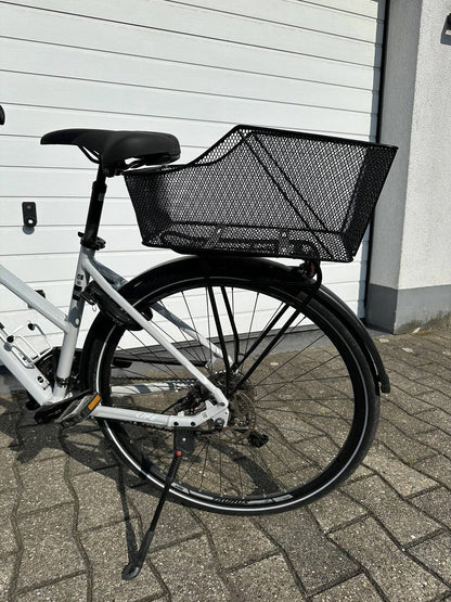 Gepäckträgerkorb Fahrrad – Engmaschiger Drahtkorb, Festmontage