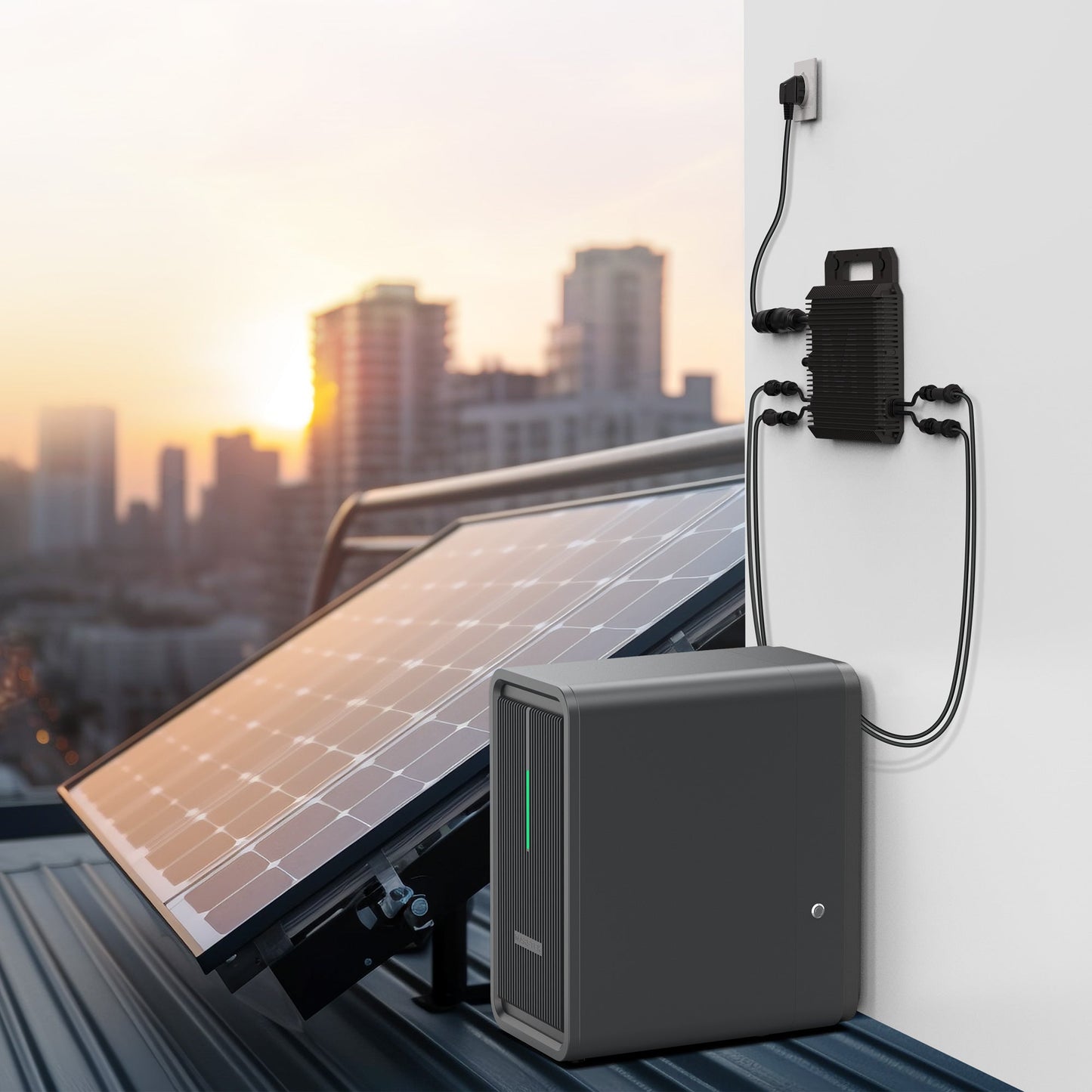 Marstek Solarbank B2500-D Solarspeicher 2240Wh LiFePo4 Akku für Balkonkraftwerk