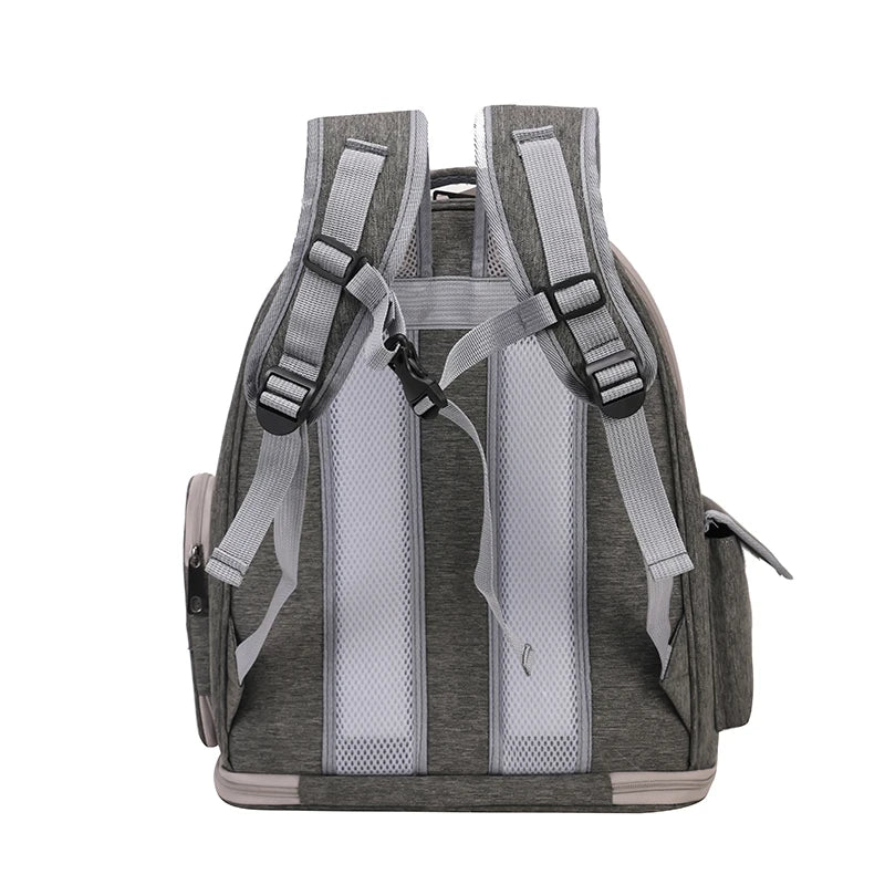 Pet Backpack Portable Travel Backpack Dogs and Cats Travel Portable Back Bag  Large capacity, Pet Carrier Bag for Cats and Dogs