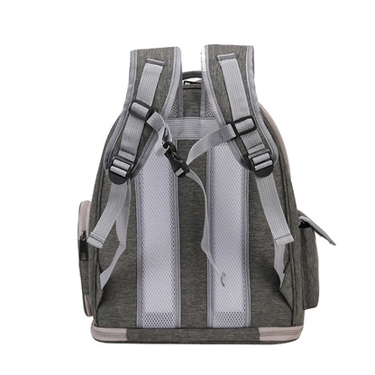 Pet Backpack Portable Travel Backpack Dogs and Cats Travel Portable Back Bag  Large capacity, Pet Carrier Bag for Cats and Dogs