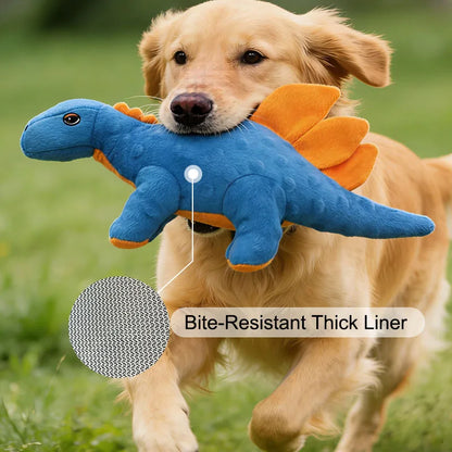 Pet Supplies Toys Dog Tough Toys Dinosaur Indestructible Plush Dog Toy Pet Tooth Chew Toy Suitable For Small Medium Large Dogs