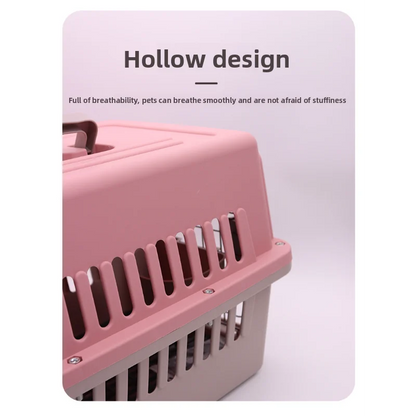 Airline Approved Pet Carrier for Cats & Small Dogs Portable Travel with Breathable Mesh Comfortable Pet Travel Box
