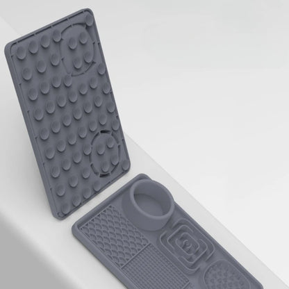 Pet Licking Mat Pet Eating Ware Dog Slow Food Mat Placemat Dog Feeder Supplies Suction Cup Dog Bathing Distraction