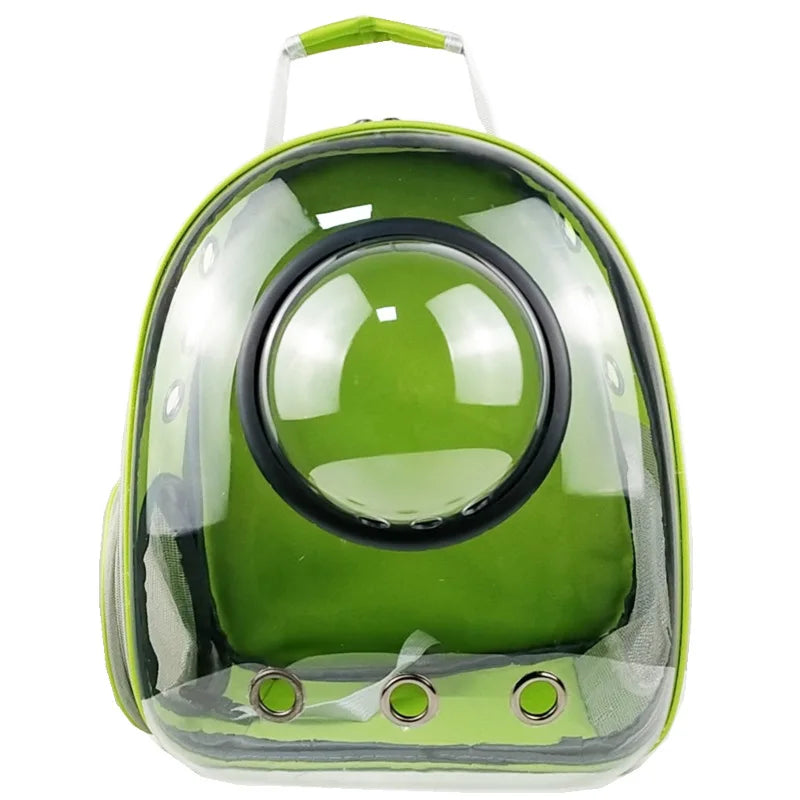 Pet Cat Travel Carrying Bag Space Pet Backpacks Breathable Portable Transparent Puppy Dog Transport Carrier Space Capsule Bags