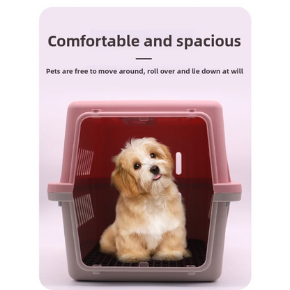 Airline Approved Pet Carrier for Cats & Small Dogs Portable Travel with Breathable Mesh Comfortable Pet Travel Box