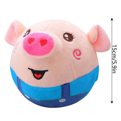 Electronic Pet Dog Toy Ball Pet Bouncing Jump Balls Talking Interactive Dog Plush Doll Toys New Gift Bounce Boredom Toys