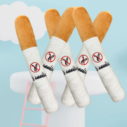 New Pet Plush Toys Chewable Teething Cigarette-shaped Pet Toys Cats Dogs That Make Sounds