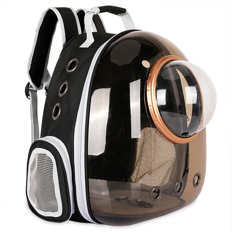 Pet Cat Travel Carrying Bag Space Pet Backpacks Breathable Portable Transparent Puppy Dog Transport Carrier Space Capsule Bags