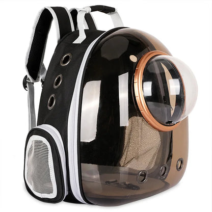 Pet Cat Travel Carrying Bag Space Pet Backpacks Breathable Portable Transparent Puppy Dog Transport Carrier Space Capsule Bags