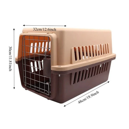 Airline Approved Pet Carrier for Cats & Small Dogs Portable Travel with Breathable Mesh Comfortable Pet Travel Box