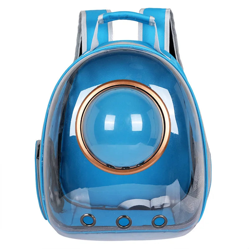 Pet Cat Travel Carrying Bag Space Pet Backpacks Breathable Portable Transparent Puppy Dog Transport Carrier Space Capsule Bags