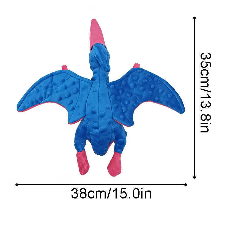 Pet Supplies Toys Dog Tough Toys Dinosaur Indestructible Plush Dog Toy Pet Tooth Chew Toy Suitable For Small Medium Large Dogs