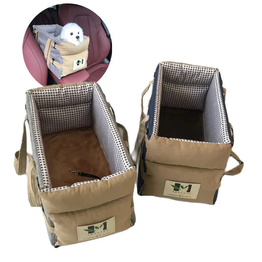 Portable Car Safety Pet Seat for Small Dogs Cat Travel Central Control Cat DogBed Transport Dog Carrier Protector Dog Bags