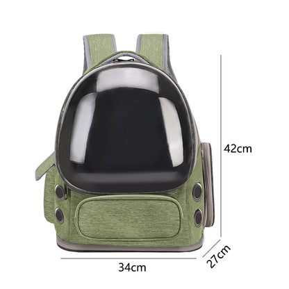 Pet Backpack Portable Travel Backpack Dogs and Cats Travel Portable Back Bag  Large capacity, Pet Carrier Bag for Cats and Dogs
