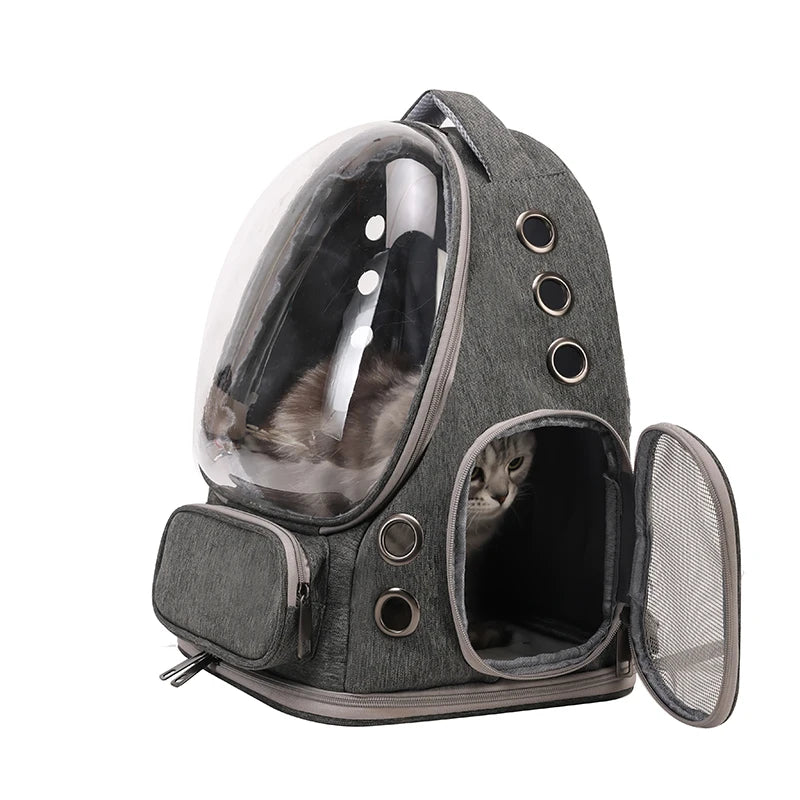 Pet Backpack Portable Travel Backpack Dogs and Cats Travel Portable Back Bag  Large capacity, Pet Carrier Bag for Cats and Dogs