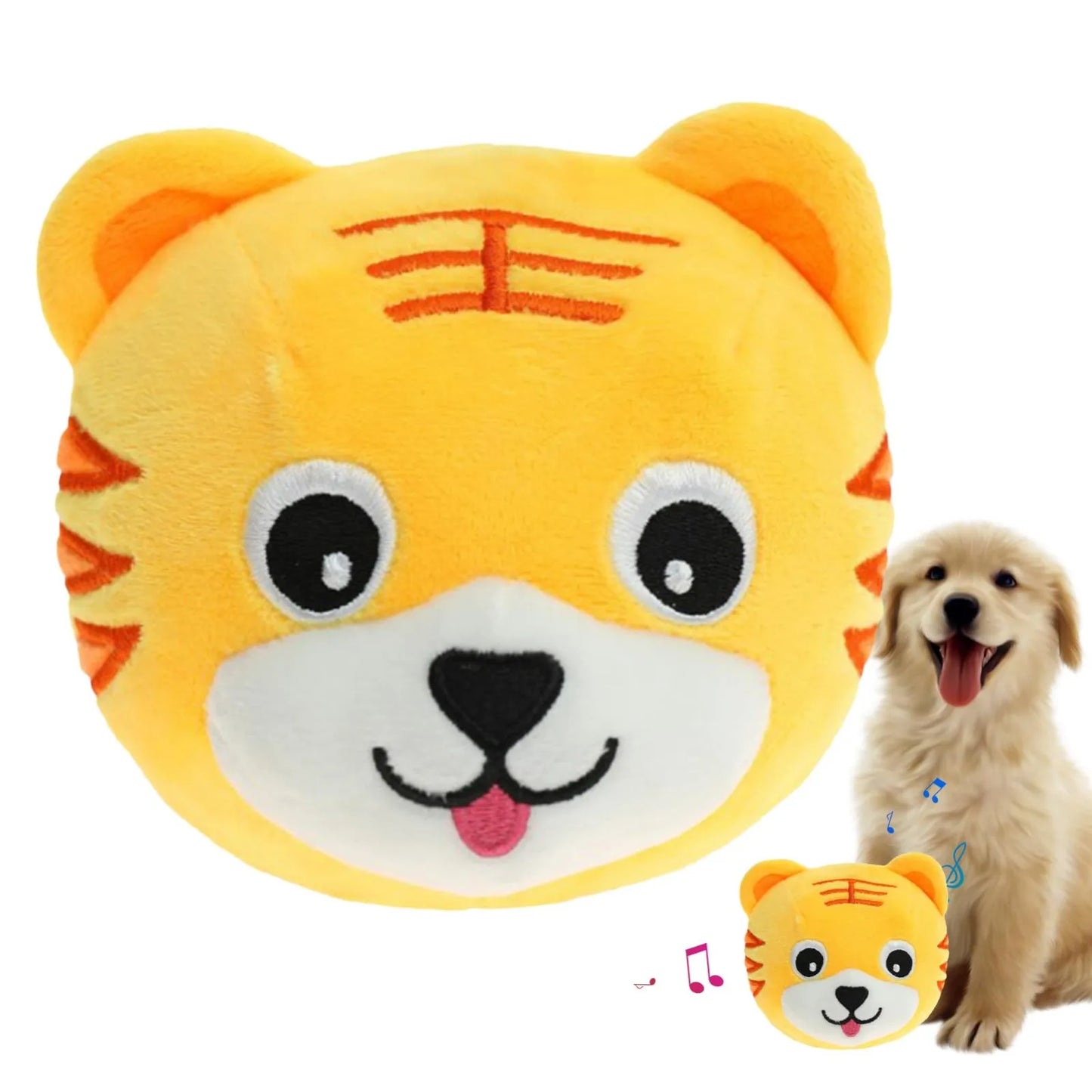 Electronic Pet Dog Toy Ball Pet Bouncing Jump Balls Talking Interactive Dog Plush Doll Toys New Gift Bounce Boredom Toys