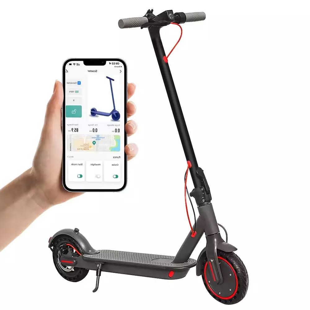 AOVOPRO TUYA Elektroroller für Erwachsene, 350 W, große Reichweite 30 km, hohe Geschwindigkeit